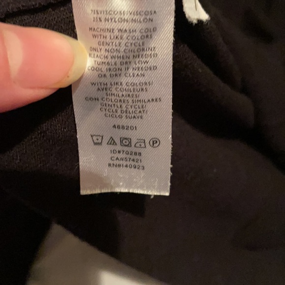 Black Loft V Neck Button Up Sweater / Cardigan - Picture 9 of 9